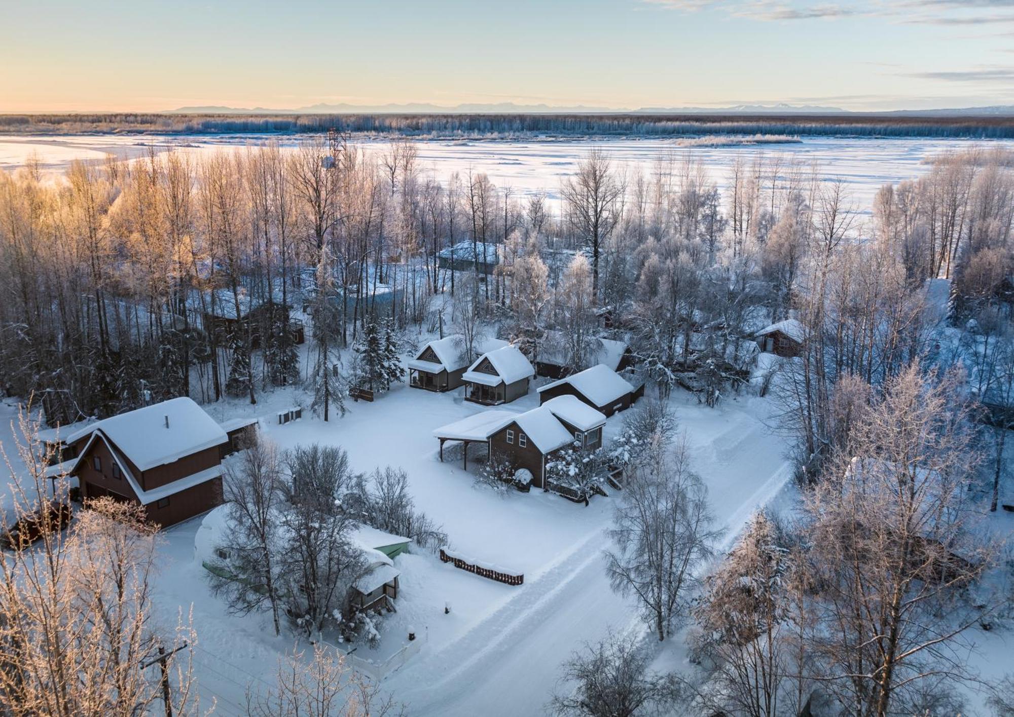 Downtown Talkeetna Cabin! Susitna Cabin Eksteriør billede